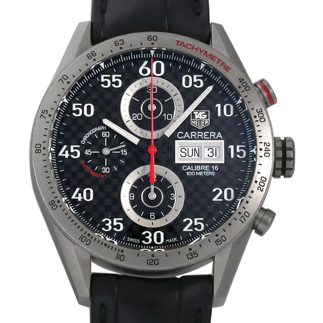 タグホイヤー カレラ タキメーター クロノグラフ デイデイト CV2A80.FC6256 中古 メンズ