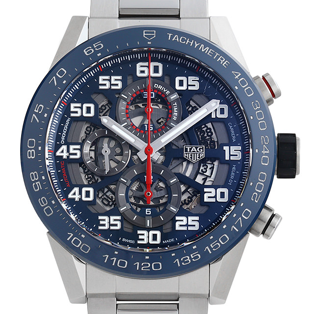 タグホイヤー カレラ キャリバー ホイヤー01 クロノグラフ CAR2A1K.BA0703 中古 メンズ