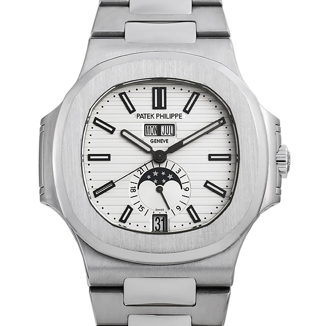 ノーチラス アニュアルカレンダー ムーンフェイズ 5726/1A-010 メイン画像