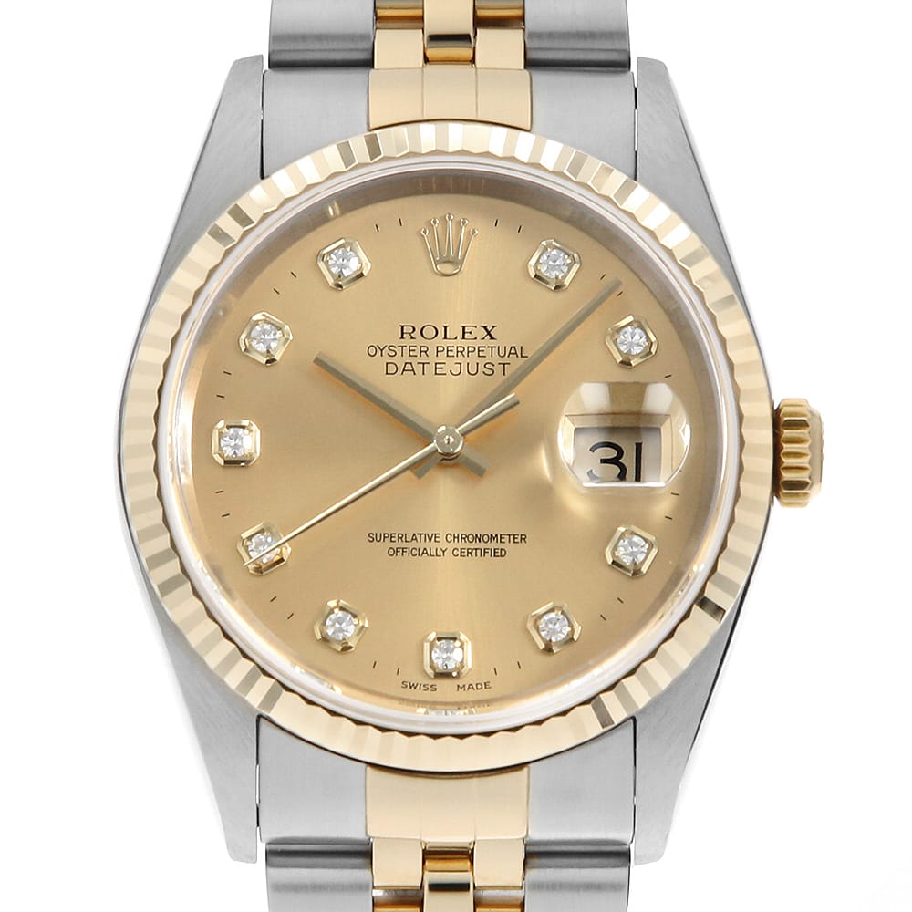 ロレックス デイトジャスト 16233G メンズ 中古