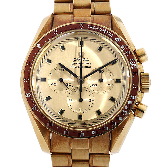 オメガ スピードマスター プロフェッショナル ムーンウォッチ アポロ11号月面着陸記念モデル1969 限定1014本 BA145.022 中古 メンズ