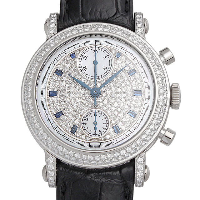 ラウンド クロノグラフ ケースダイヤ 10Pサファイア 7000CCD CD OG メイン画像