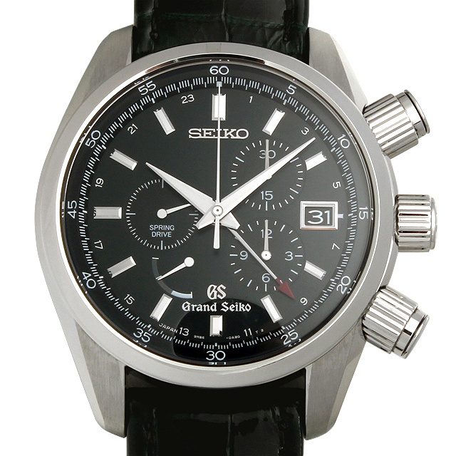 グランドセイコー スプリングドライブ GMTクロノグラフ マスターショップ限定 SBGC007 中古 メンズ