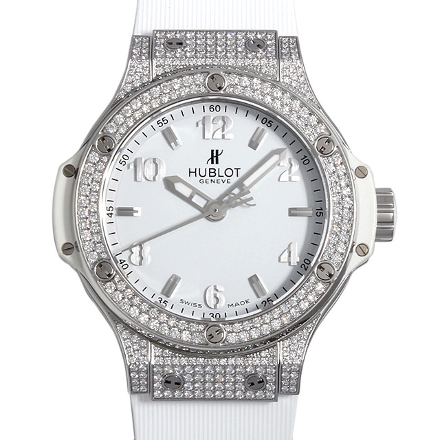 ビッグバン スティール ホワイト パヴェ 361.SE.2010.RW.1704 メイン画像