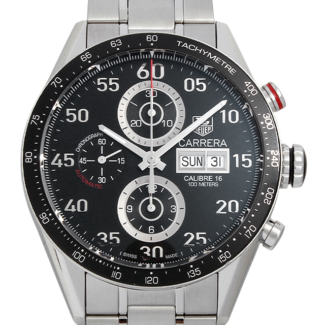 タグホイヤー カレラ キャリバー16 デイデイト クロノグラフ CV2A10.BA0796 中古 メンズ