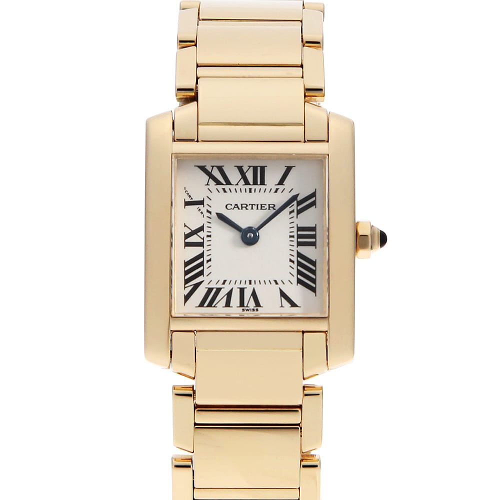 カルティエ タンクフランセーズ W50002N2 レディース 中古