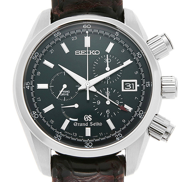グランドセイコー スプリングドライブ GMTクロノグラフ マスターショップ限定 SBGC007 中古 メンズ