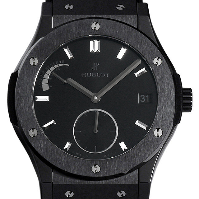 クラッシクフュージョン パワーリザーブ 8デイズ オールブラック 世界限定500本 516.CM.1440.LR メイン画像