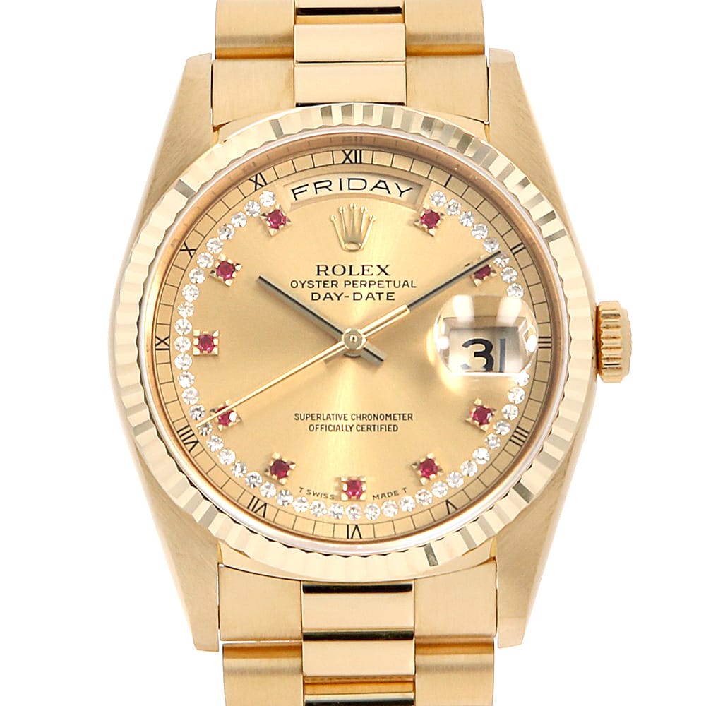 ロレックス デイデイト 18238LR メンズ 中古