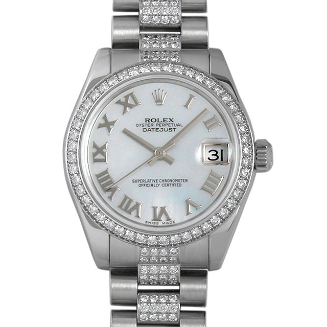 デイトジャスト ベゼルブレスダイヤ 178286NR メイン画像