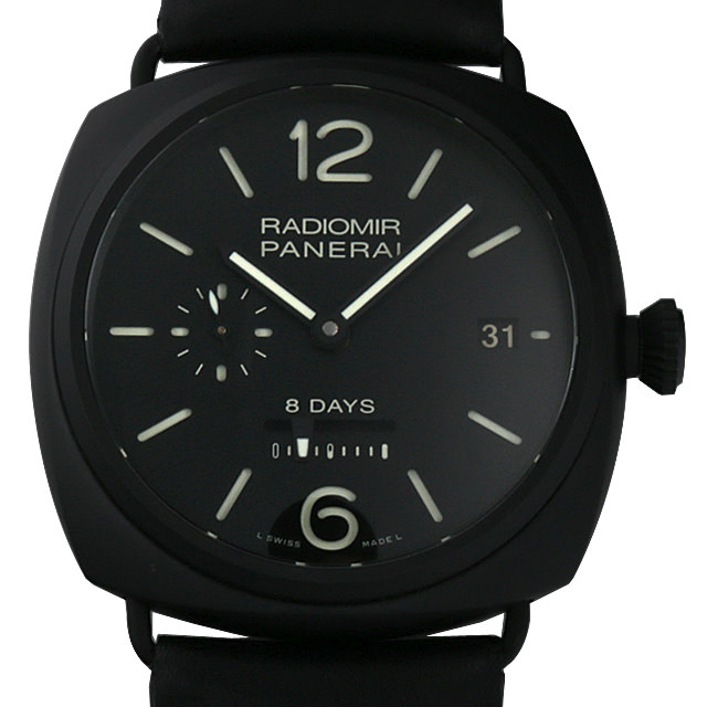パネライ ラジオミール 8DAYS チェラミカ O番 PAM00384 中古 メンズ
