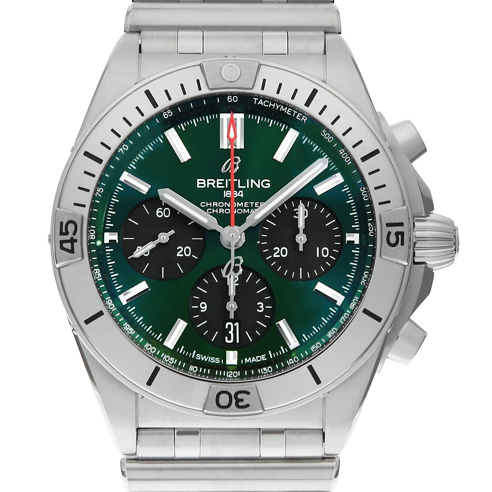 ブライトリング クロノマット AB01343A1L1A1(AB0134) メンズ 中古