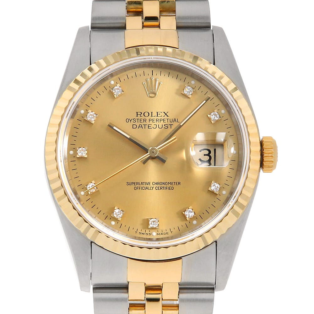 ロレックス デイトジャスト 16233G メンズ 中古