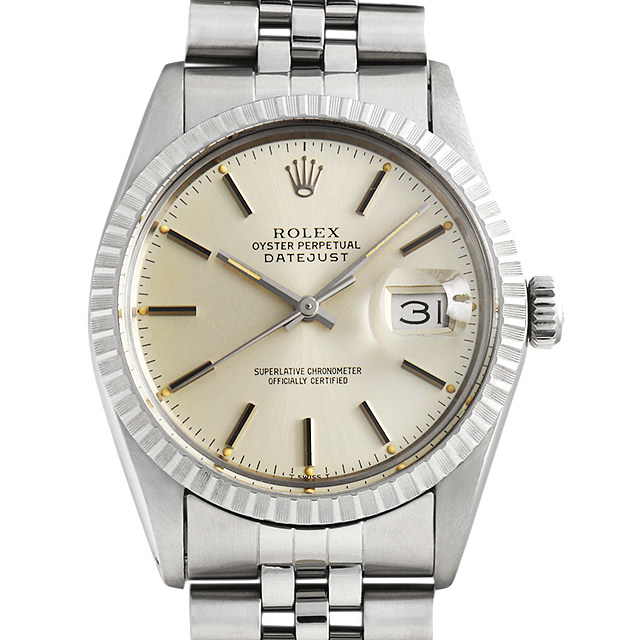 ロレックス デイトジャスト 16030 シルバー/バー 89番 中古 メンズ