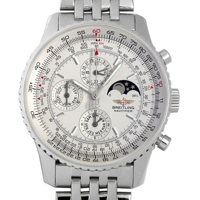 ナビタイマー オリンパス セミパーペチュアルカレンダー A190G12NP(A19340) メイン画像