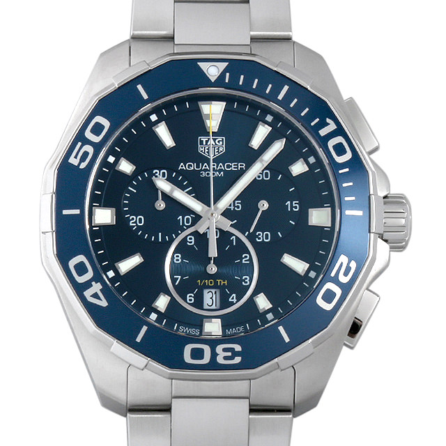 タグホイヤー アクアレーサー クロノグラフ 300M CAY111B.BA0927 中古 メンズ