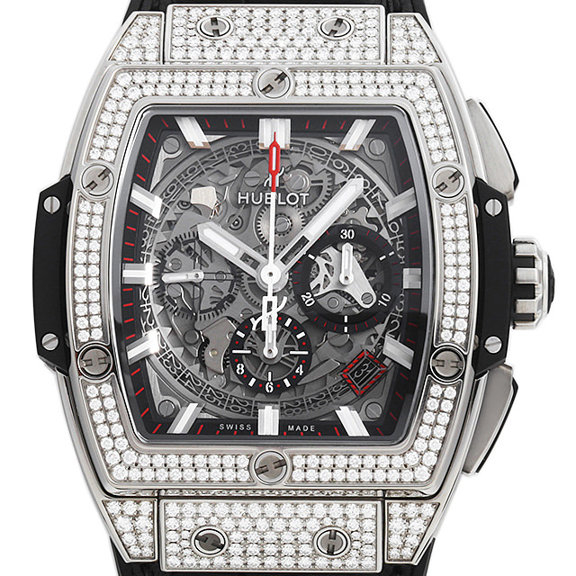 スピリット オブ ビッグバン チタニウム パヴェ 641.NX.0173.LR.1704 メイン画像