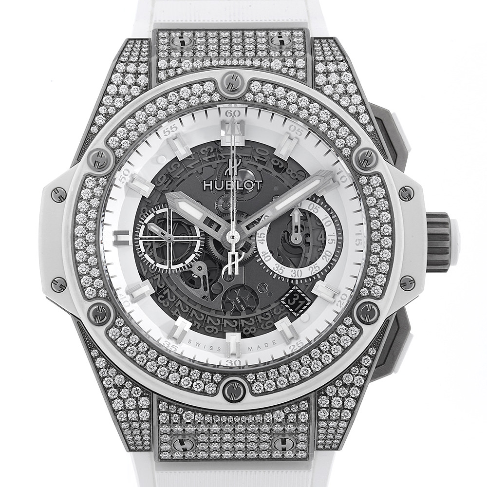 King Power Unico Titanium White Pave 701.NE.0127.GR.1704 Main Image