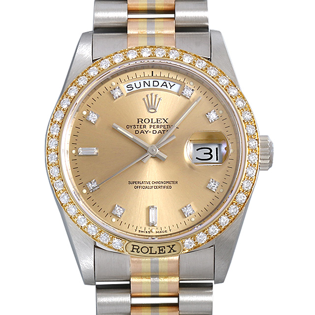 デイデイト トリドール ベゼルダイヤ 18349A BIC メイン画像