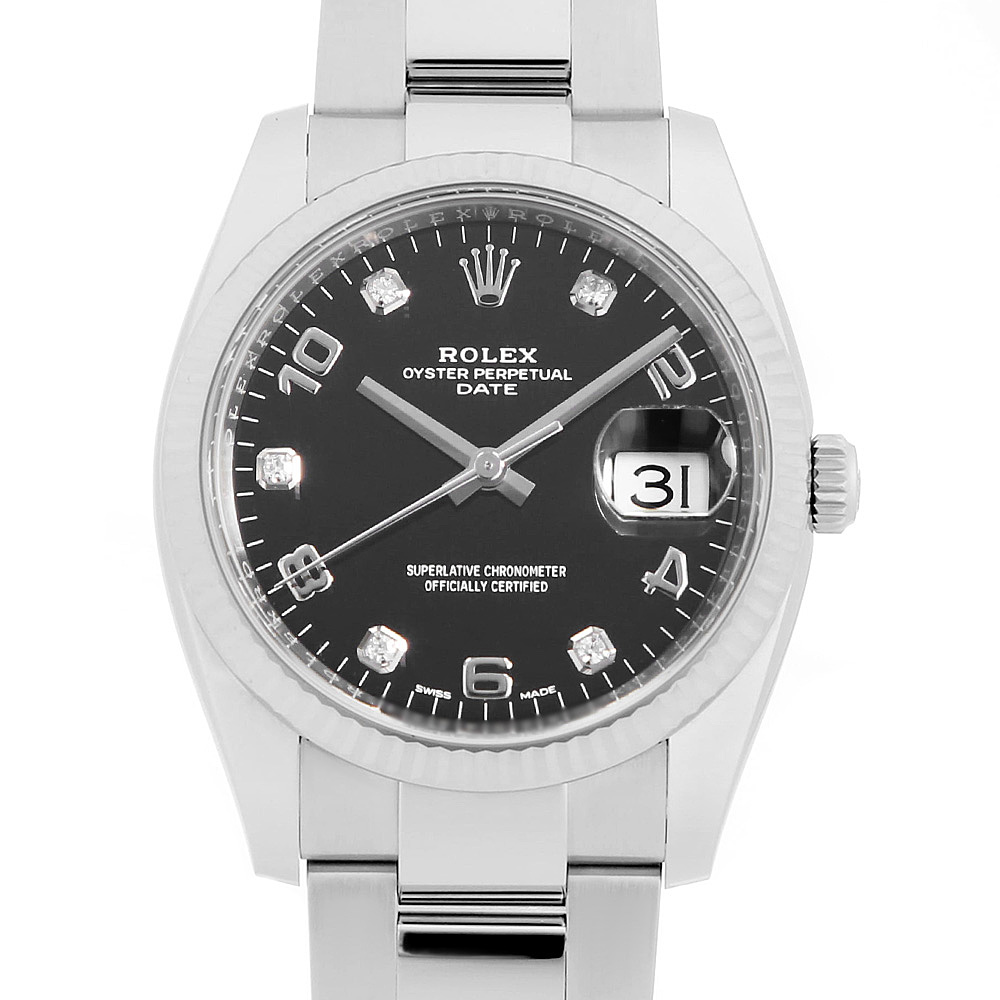 オイスターパーペチュアルデイト 5Pダイヤ 115234G メイン画像