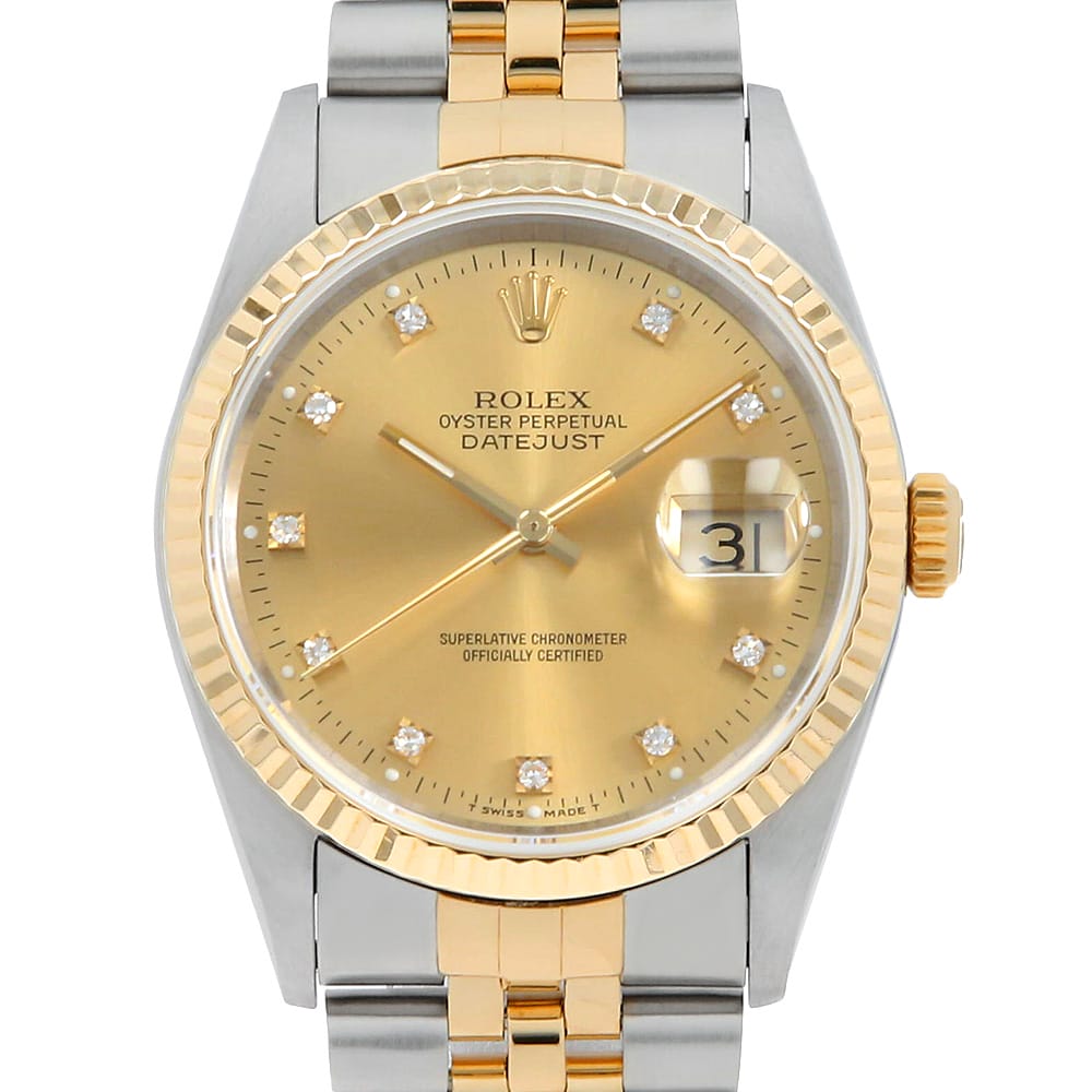 ROLEX Datejust 16233G Men's Used