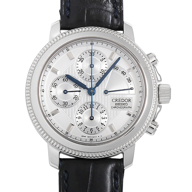 セイコー クレドール クロノ パワーリザーブ 200個限定 GBBH999 中古 メンズ