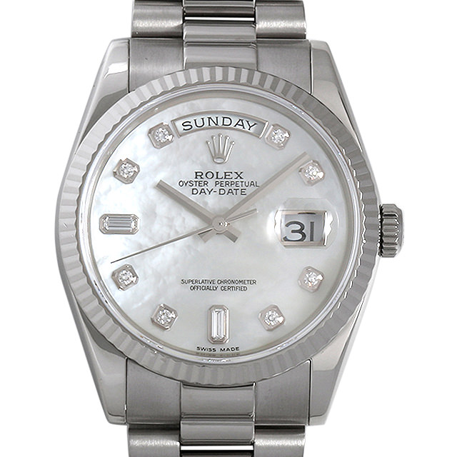 デイデイト 8Pラウンド/2Pバケットダイヤ 118239NG メイン画像