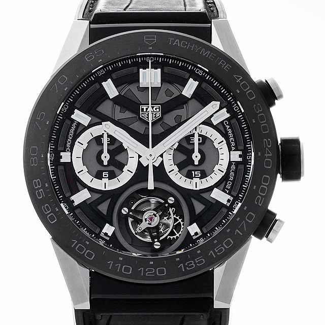 タグホイヤー キャリバーホイヤー02T トゥールビヨン CAR5A8Y.FC6377 中古 メンズ