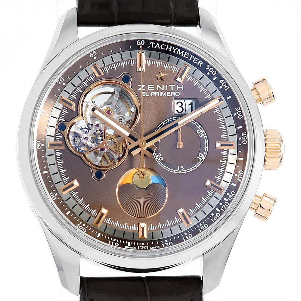 51.2161.4047/75.C713 ブラウン ZENITH（ゼニス）エル・プリメロ