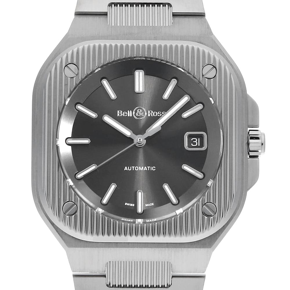 ベル＆ロス  BR05A-BL-GLST/SST メンズ 中古