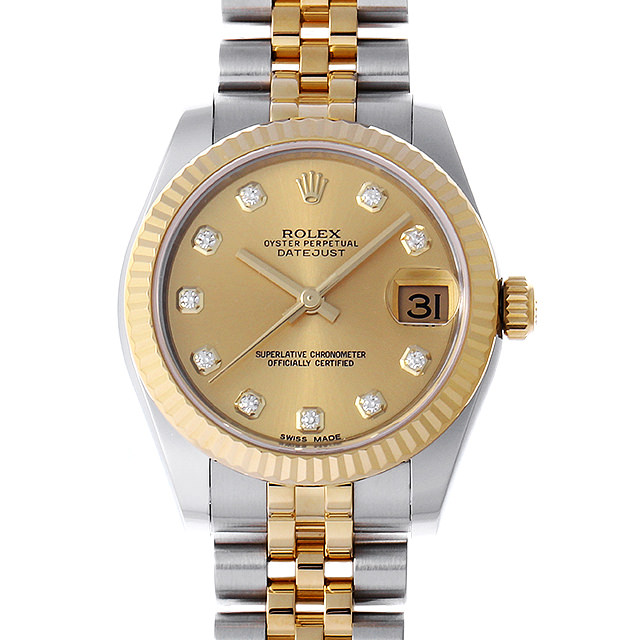 デイトジャスト 10Pダイヤ 178273G メイン画像