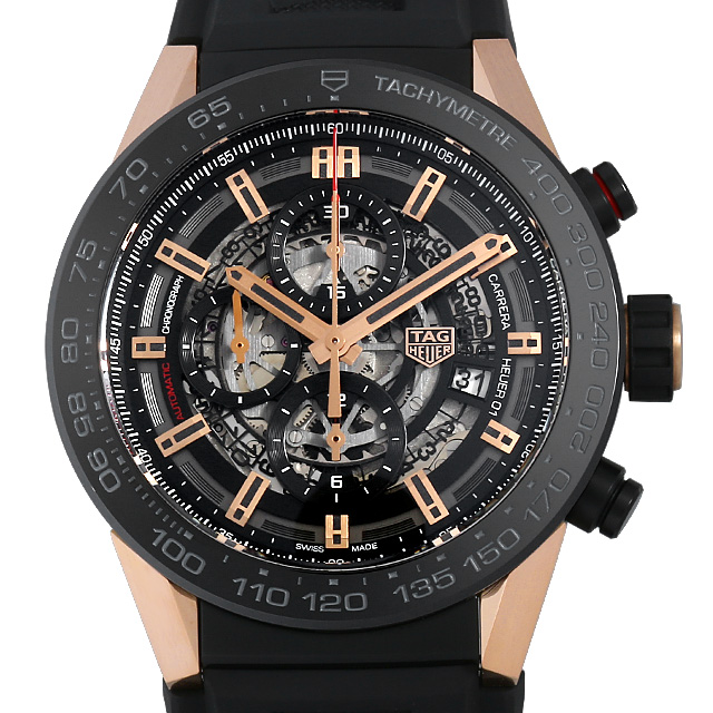 タグホイヤー カレラ キャリバー ホイヤー01 クロノグラフ CAR2A5A.FT6044 中古 メンズ