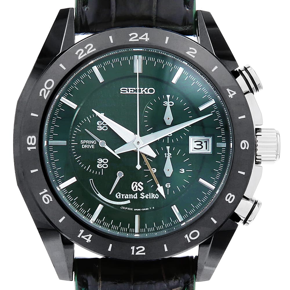 グランドセイコー ブラックセラミックスリミテッドコレクション SBGC017 中古 メンズ