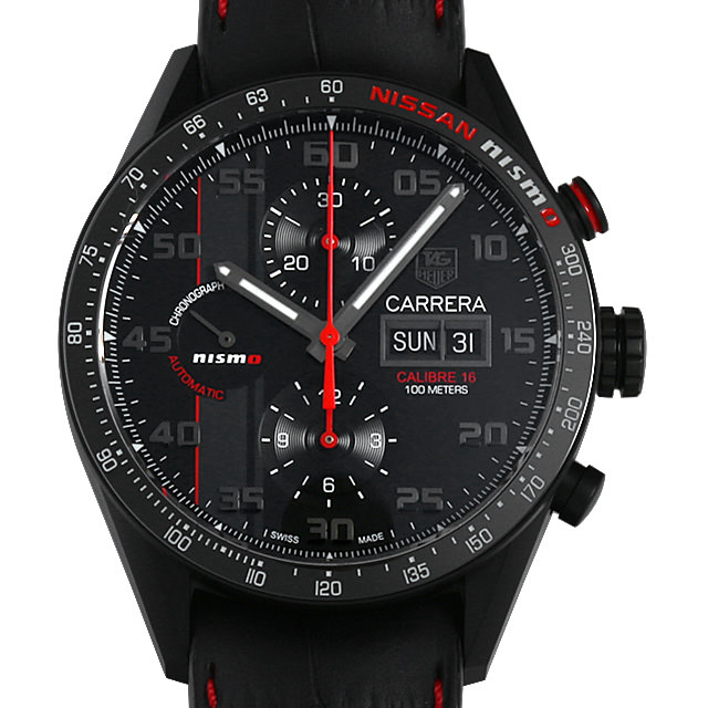 タグホイヤー カレラ クロノグラフ 日産ニスモ限定モデル CV2A82.FC6237 中古 メンズ