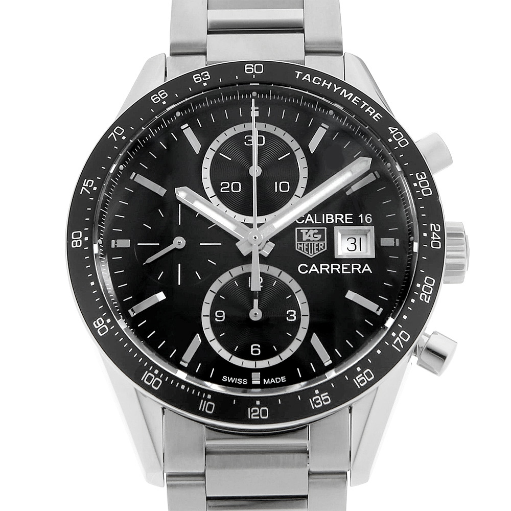 タグホイヤー カレラ クロノグラフ タキメーター CV201AJ.BA0727 中古 メンズ