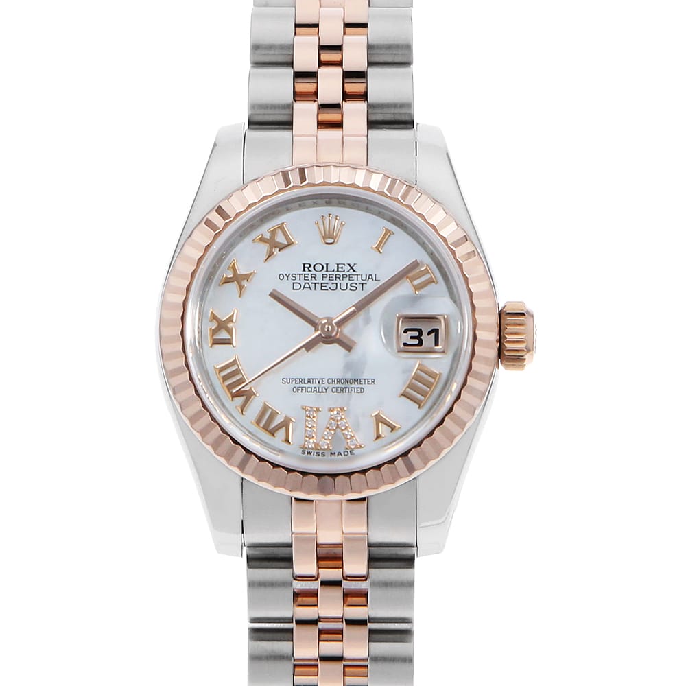 ロレックス デイトジャスト 179171NR レディース 中古
