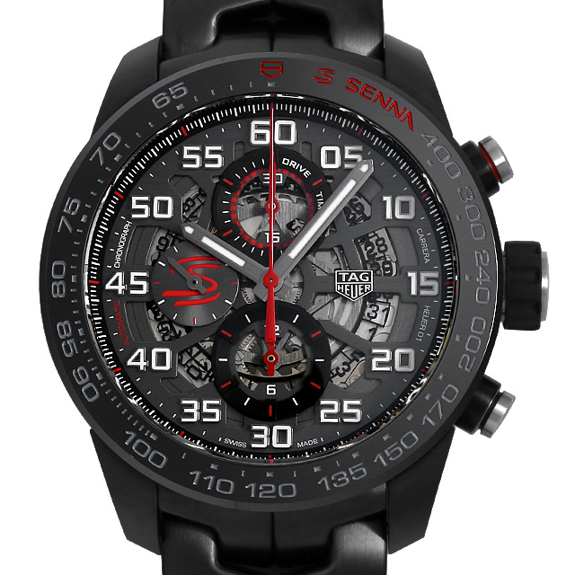 タグホイヤー カレラ キャリバーホイヤー01 アイルトンセナ エディション CAR2A1L.BA0688 中古 メンズ