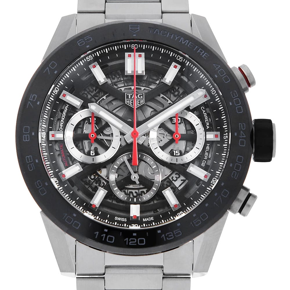 タグホイヤー カレラ キャリバー ホイヤー02 クロノグラフ CBG2A10.BA0654 中古 メンズ