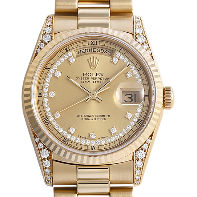 デイデイト サークルダイヤ 10Pダイヤ 18338LB メイン画像