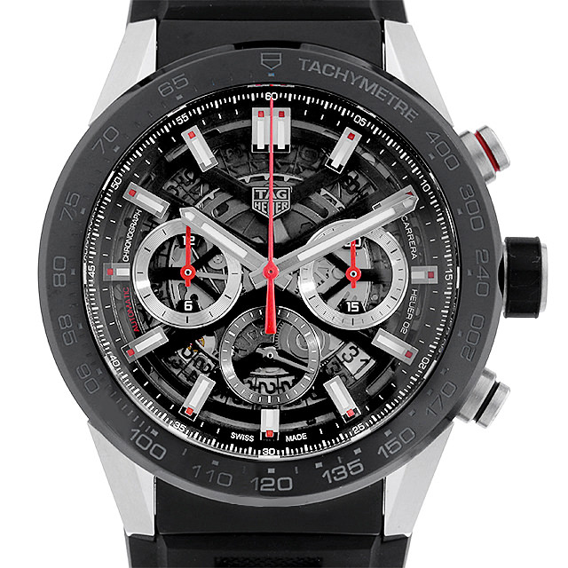 タグホイヤー カレラ キャリバー ホイヤー02 クロノグラフ CBG2A10.FT6168 中古 メンズ