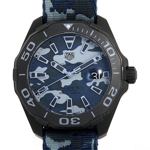 タグホイヤー アクアレーサー セラミック キャリバー5 カモフラージュ WAY208D.FC8221 中古 メンズ