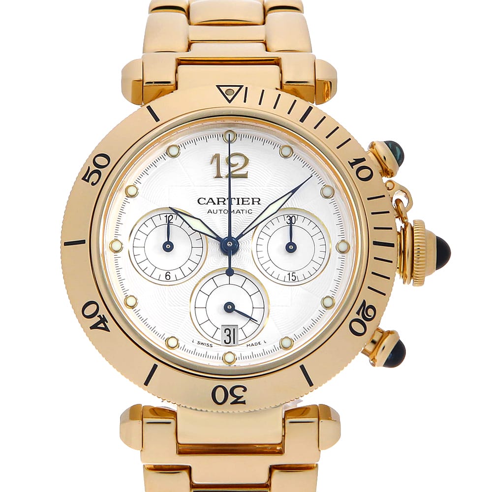 カルティエ パシャ W30140D1 メンズ 中古