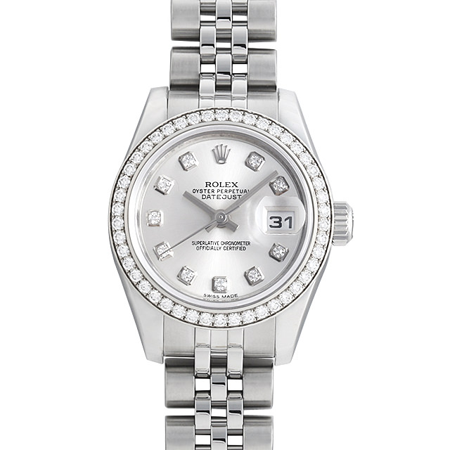 デイトジャスト 10Pダイヤ ベゼルダイヤ 179384G メイン画像