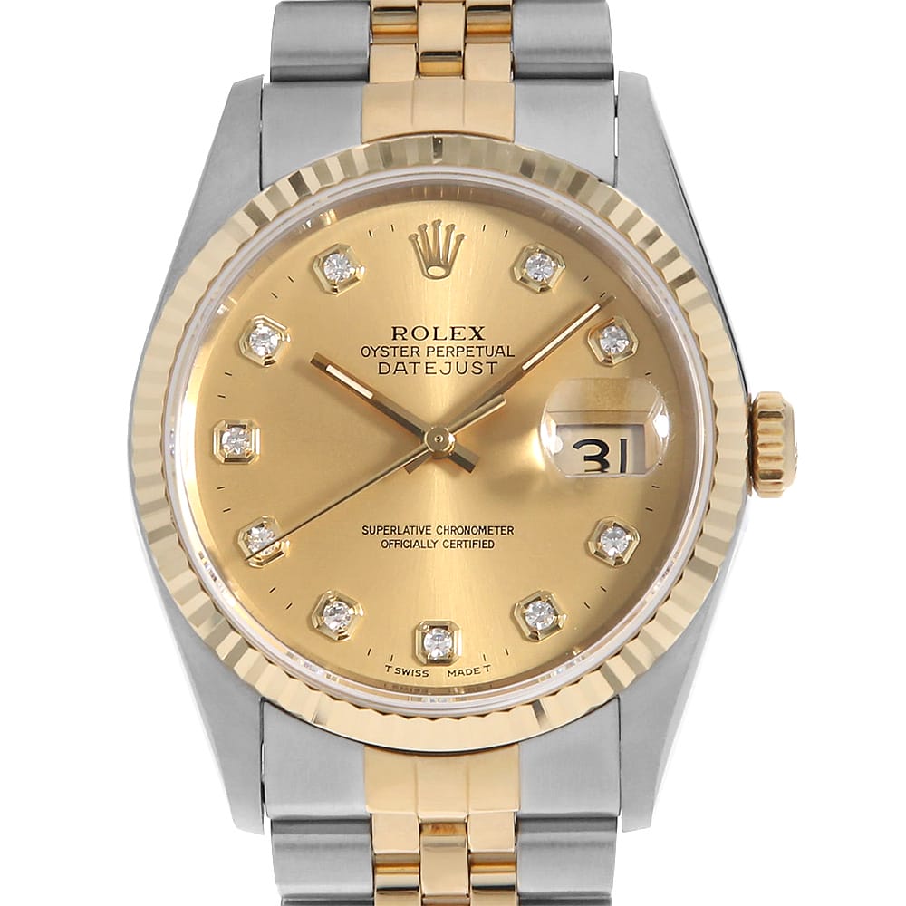 ロレックス デイトジャスト 16233G メンズ 中古