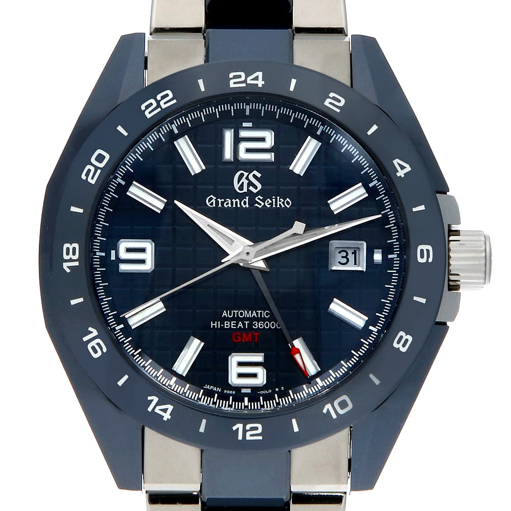 グランドセイコー スポーツコレクション メカニカルハイビート GMT ブルーセラミックス SBGJ233 中古 メンズ