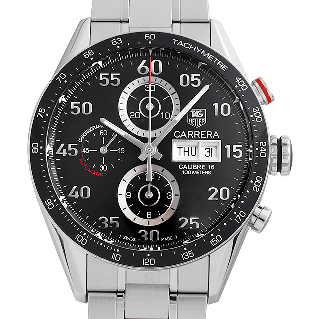タグホイヤー カレラ キャリバー16 デイデイト クロノグラフ CV2A10.BA0796 中古 メンズ