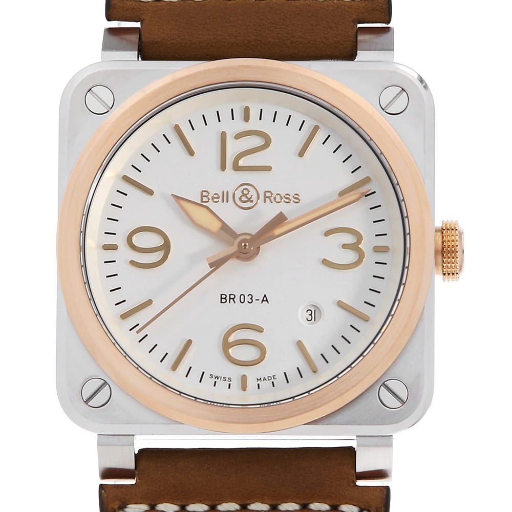 ベル＆ロス  BR03A-WH-STPG/SCA メンズ 中古