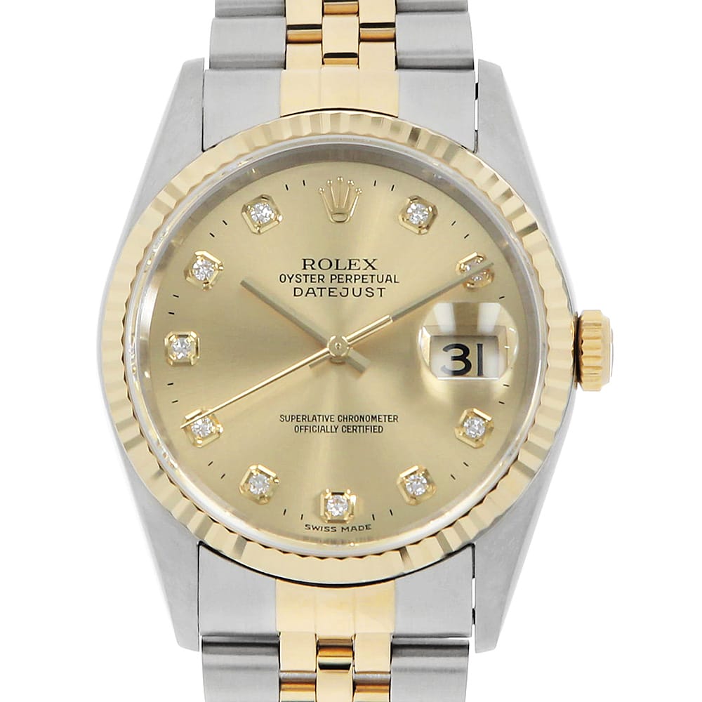 ロレックス デイトジャスト 16233G メンズ 中古