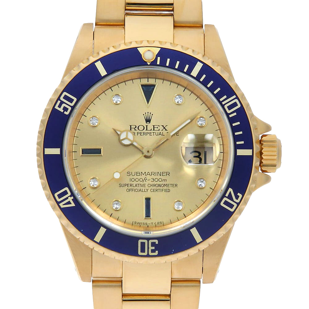 ROLEX Submariner 16618SG Men's Used