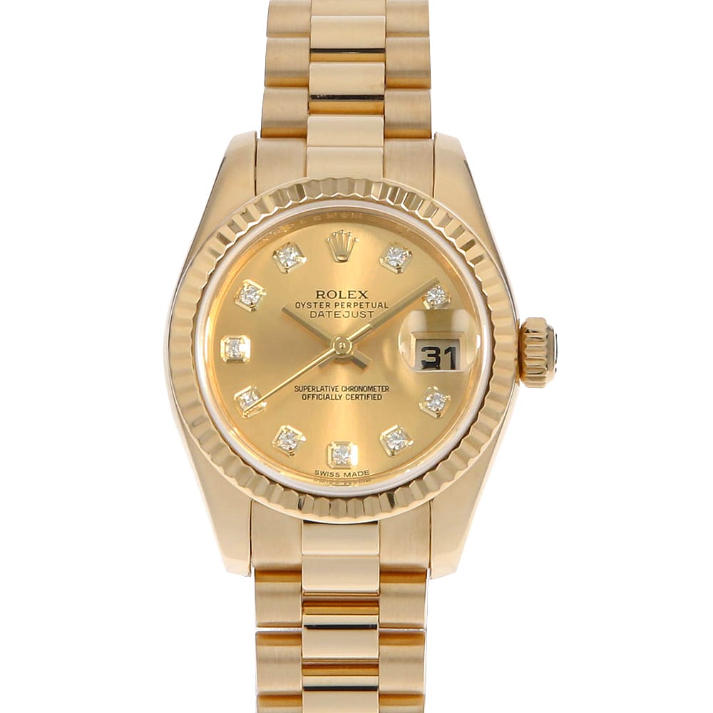 ロレックス デイトジャスト 179178G レディース 中古